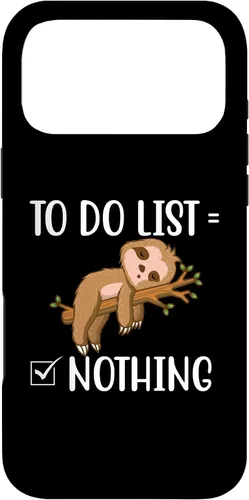 Vista 21 de To Do List - Sleeping Sloth Wildlife Animal Lover Zookeeper Case for iPhone 15