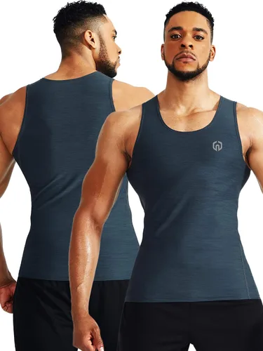 Vista 3 de NELEUS Paquete de 3 camisetas de compresión Dry Fit para hombre