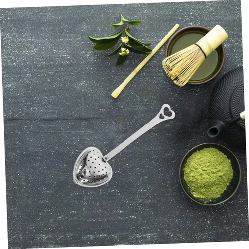 Vista 4 de 10pcs filtro de té colador de té herramienta de té infusor de té colador en forma de corazón infusor de té