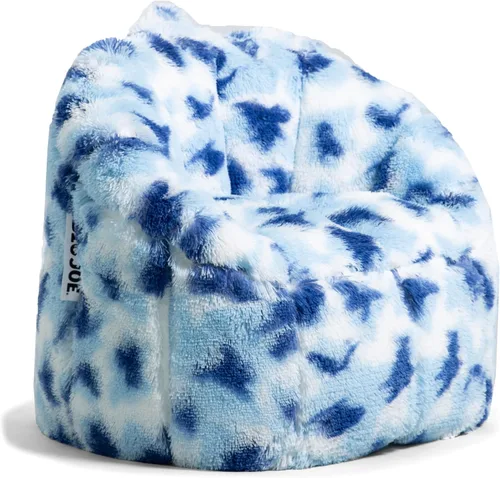 Vista 17 de Big Joe Milano - Silla de Puf con Cuero Montana Negro Vibe