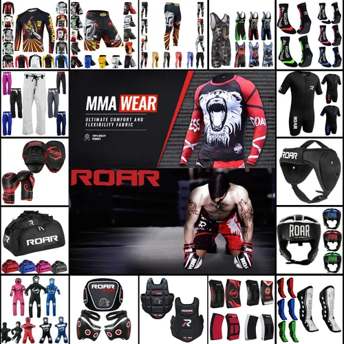 Vista 5 de ROAR MMA Pantalones cortos de lucha UFC Grappling Muay Thai BJJ Training Jiu Jitsu No Gi Wear