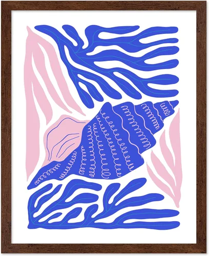 Vista 15 de Poster Master Fish Poster - Retro Aquatic Print - Marine Life Art - Groovy Fish Design - Abstract Artwork - Chic Boho Decor - Sea Design - Ocean or