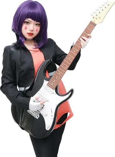 Vista 6 de C-ZOFEK Disfraz de héroe de cosplay de Jiro Kyoka, Negro