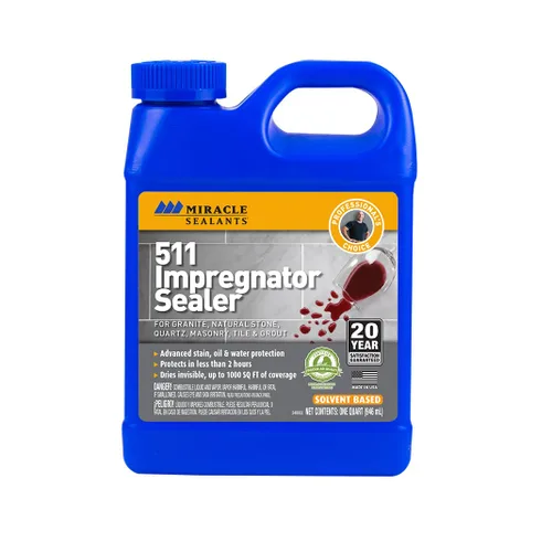 Vista 13 de Miracle Sealants 511 - Sellador de impregnación avanzado penetrante para encimeras, piedra, azulejos y lechada, galón