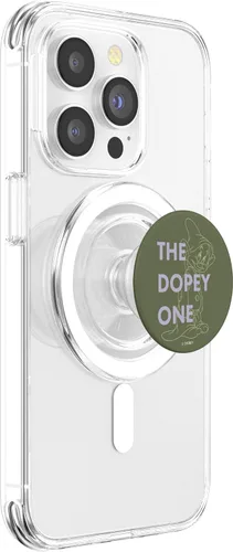 Vista 3 de Disney Blancanieves Dopey Dopey The Dopey One Outlined PopSockets MagSafe PopGrip para iPhone