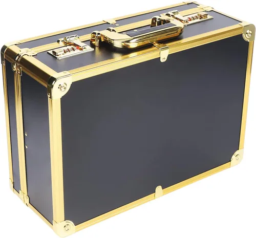 Vista 8 de Gran peluquero salón de belleza kits de herramientas almacenamiento viaje viaje bolsa de viaje peluquero herramientas con cerradura de combinación