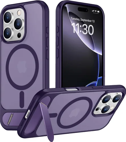 Vista 172 de Funda para iPhone 11 con compatibilidad magnética, [Soporte invisible incorporado][Compatible con MagSafe]