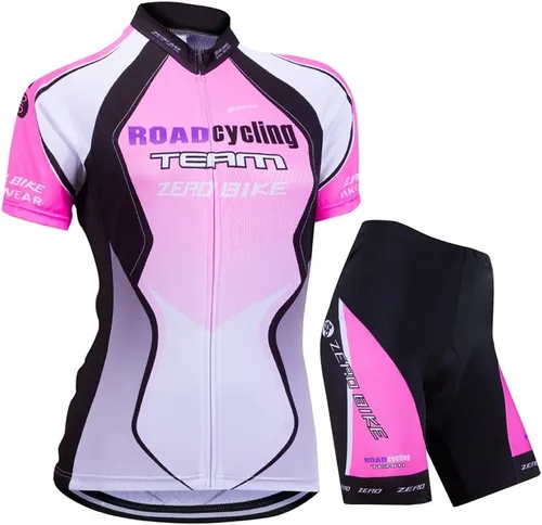 Vista 31 de Jersey de ciclismo para mujer, de manga corta, secado rápido, transpirable, para montaña.