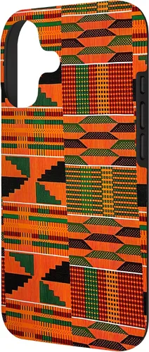 Vista 2 de Kente - Carcasa para iPhone 17, diseño étnico de Ghana, diseño africano