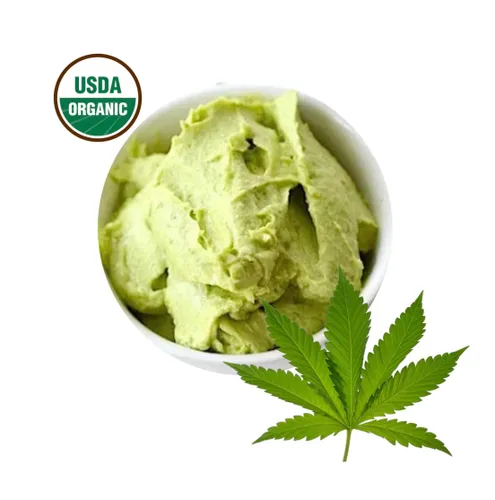 Vista 2 de Pure USDA - Mantequilla de semillas de cáñamo prensada en frío orgánica sin refinar, 2 libras