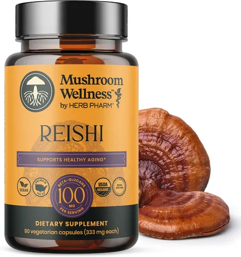 Vista 12 de Herb Pharm Reishi Extracto de hongos Constructor del Sistema Inmune - 1 onza