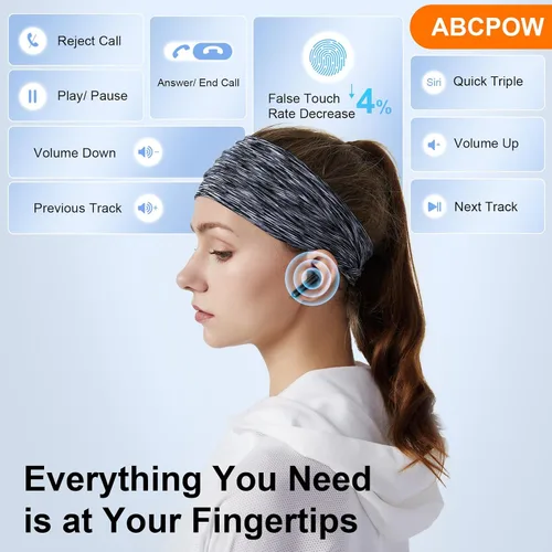 Vista 5 de Auriculares Bluetooth inalámbricos para Samsung Galaxy A17 A16 A36 5G S25 Ultra Z Fold 7 6 Flip 7 FE A26 A56 S24, 48H V5.3 Auriculares Bluetooth
