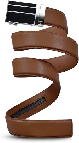 Vista 14 de Mission Belt Cinturón de trinquete de cuero para hombre, colección 3Bar