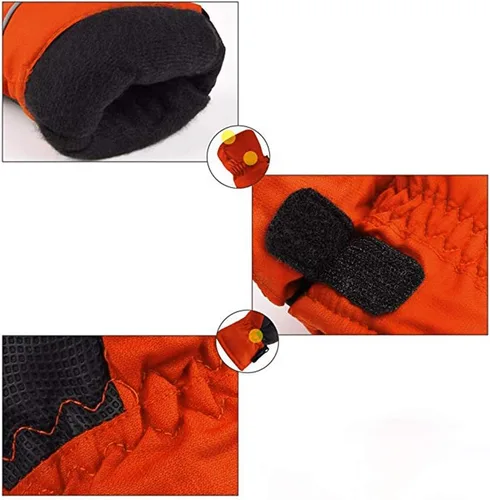 Vista 4 de YASSUN Mitones de nieve de invierno impermeables unisex para adultos, guantes cálidos deportivos para niños, bebés, en esquí, monopatín, muñeco