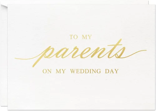 Vista 10 de MAGJUCHE Tarjeta de boda con texto en inglés «To My Brother On My Wedding Day», tarjeta de boda