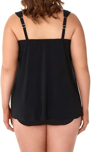 Vista 4 de Miraclesuit Traje de baño de talla grande para mujer Razzle Dazzle Brasier con aros