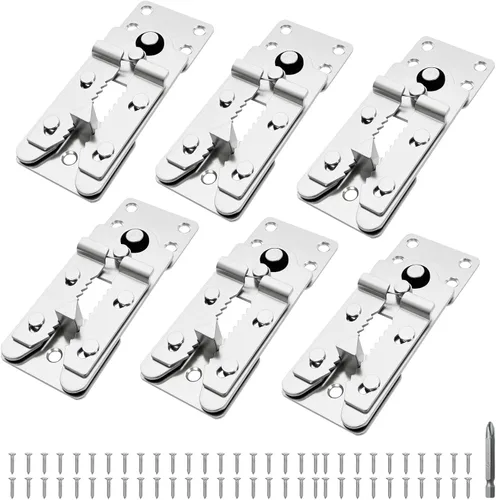 Vista 10 de 4 piezas de sofá seccional universal entrelazado, conectores de sofá seccionales, soporte de conector de sofá