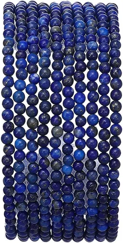 Vista 73 de BEADIA Cuentas redondas de jade africano natural de piedra suelta semipreciosas para hacer joyas 4MM 38cm/hebra