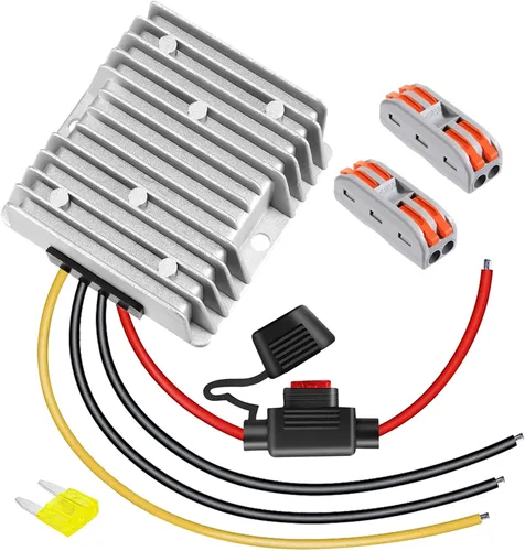 Vista 11 de EAGWELL Convertidor DC 8-40v a 12v 3A 36W reductor de voltaje reductor de voltaje IP68 transformador impermeable para carrito de golf, camión