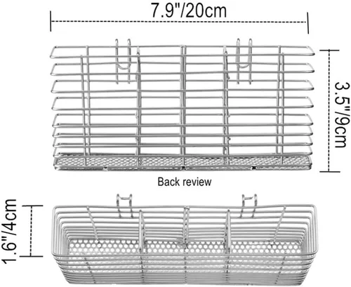 Vista 9 de iPEGTOP Escurridor de platos grande y profundo expandible y soporte para cubiertos