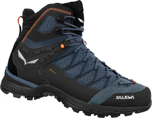 Vista 8 de Salewa Mountain Trainer Lite Mid GTX - Hombre Negro fuera/zanahoria