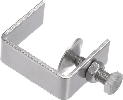 Vista 4 de uxcell Abrazadera en C de acero inoxidable con apertura de mandíbula de 1.811 in de ancho para carpintería Soldadura Edificio Montaje