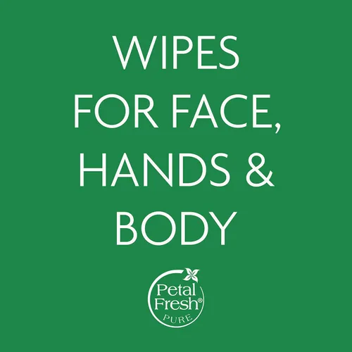 Vista 4 de Petal Fresh Eliminación de maquillaje de árbol de té y menta, toallitas limpiadoras, toallitas faciales suaves, limpieza diaria, vegano y libre