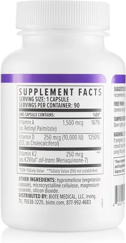 Vista 5 de Biote Nutraceuticals - ADK 10 - Inmunidad + Cardiovascular (90 Cápsulas)