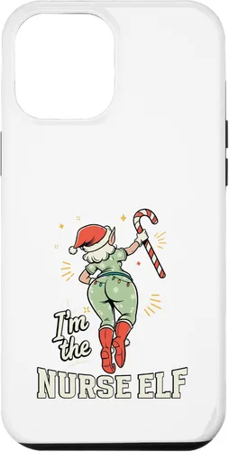 Vista 23 de I'm The Nurse Elf Funny Matching Family Christmas Group Case for iPhone 16