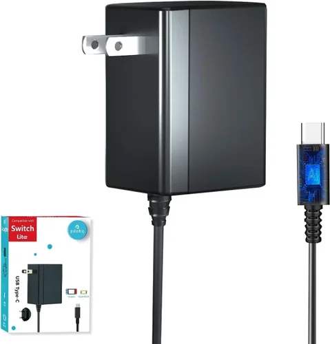 Vista 7 de Cargador de interruptor para Nintendo, adaptador de fuente de alimentación