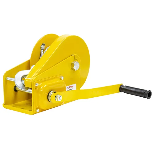 Vista 3 de Prowinch Grúa hidráulica de 2000 libras de capacidad, giro de 360º, cabrestante de freno automático - Solución de elevación duradera y eficiente