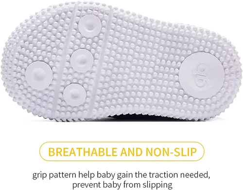 Vista 6 de BMCiTYBM Zapatos de bebé para niño y niña, zapatos de invierno cálidos antideslizantes para primeros pasos de 6 a 24 meses