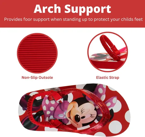 Vista 3 de Disney Sandalias de personajes para niñas y niños, zapatos de agua para niños, Minnie Mickey Stitch Moana Toy Story Frozen Cars Encanto Princess