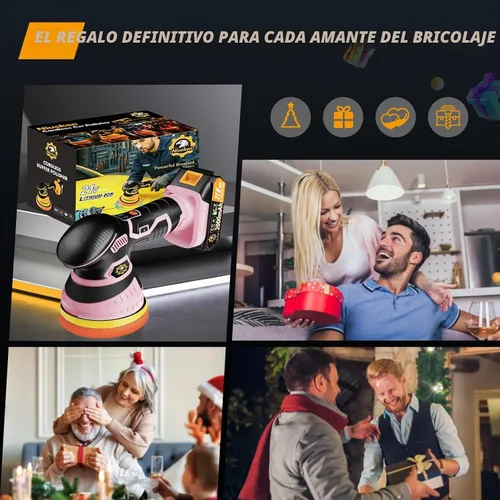 Vista 9 de Kit de pulidor inalámbrico del amortiguador del coche, pulidor DA Rosa