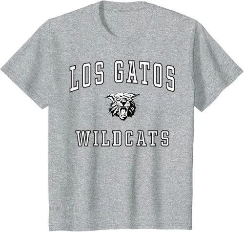 Vista 51 de Camiseta de Los Gatos de la escuela secundaria de Wildcats C1