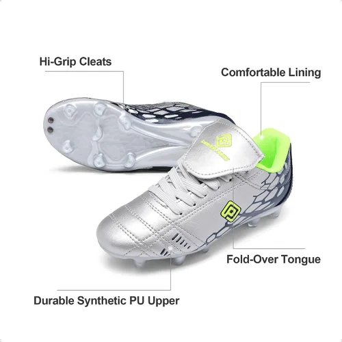 Vista 5 de DREAM PAIRS Zapatos de fútbol para niños y niñas (bebéniño pequeñoniño grande)