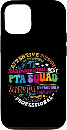 Vista 26 de iPhone 16 Parents Teacher Association Team Supporter PTA Squad Case