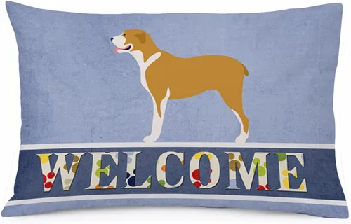 Vista 119 de Caroline's Treasures BB8334PILLOWCASE AIDI Atlas Mountain Dog - Funda de almohada estándar, color azul, ligera, súper suave, de fácil cuidado