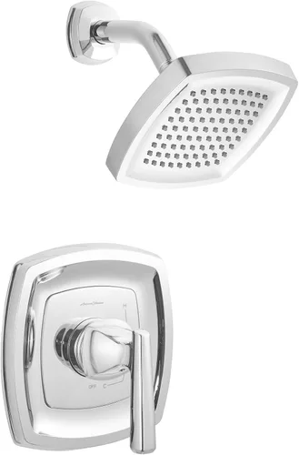 Vista 8 de American Standard TU018507.295 Edgemere Kit de molduras con cabezal de ducha y cartucho que ahorra agua, níquel cepillado