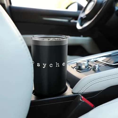 Vista 6 de Psyche! Funny 90s Slang Retro Nostalgia Vibe Stainless Steel Insulated Tumbler
