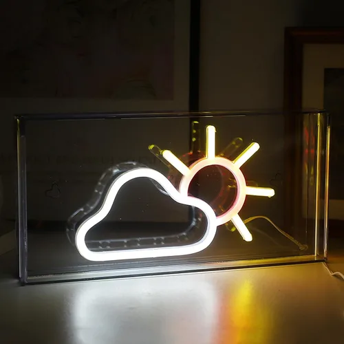 Vista 11 de Letrero de neón LED para fiesta, escritorio, dormitorio, hogar, cumpleaños, decoración artística con USB