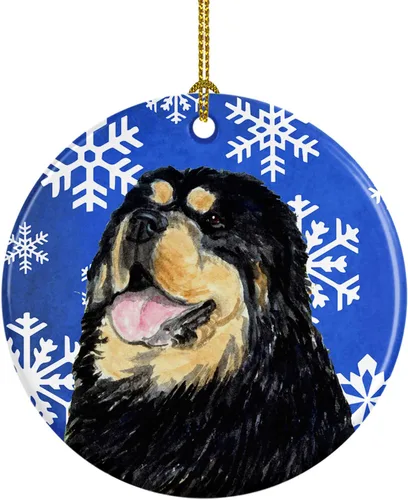 Vista 88 de Caroline's Treasures Cavalier Spaniel - Adorno de cerámica para colgar en el árbol de Navidad, para el hogar, Navidad, fiestas, regalo, 3 pulgadas