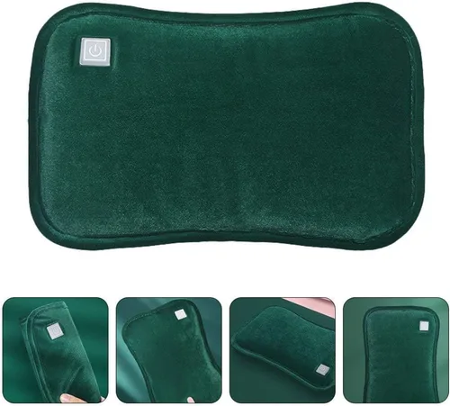 Vista 3 de ARTIBETTER Funda de felpa cálida para bolsa de agua caliente para comodidad de manos para uso y familiares y amigos