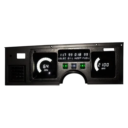 Vista 3 de Intellitronix C4 Corvette 1984-1989 - Medidor digital para salpicadero, solución de ajuste directo, LED azul brillante de larga duración
