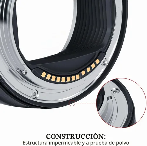 Vista 4 de Adaptador de montaje de lente de enfoque automático EF-EOS R