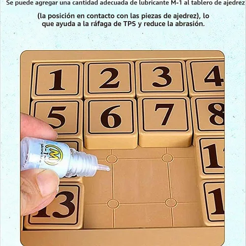 Vista 5 de LiangCuber QY Toys - Rompecabezas magnético Klotski de 3x3, rompecabezas de números deslizantes de ABS, juguete Tangram de inteligencia
