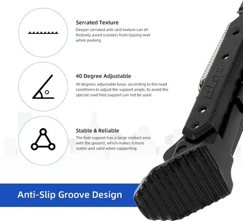 Vista 3 de ulip Soporte de estacionamiento para patineta, pieza de repuesto compatible con Ninebot Max G30/Max G30LP Scooter eléctrico