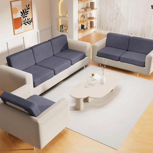 Vista 50 de hyha Fundas impermeables para sofá seccional, fundas de cojín Beige
