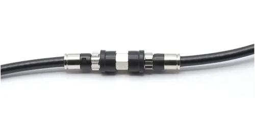 Vista 5 de THE CIMPLE CO Conectores de cable coaxial para interiores y exteriores para RG11, RG58, RG59, RG6 - Empalme coaxial F81 hembra a hembra - Acoplador