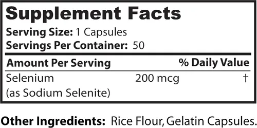 Vista 6 de Dr. Clark Suplemento de selenio 200 Mcg - Cápsulas dietéticas con mineral esencial - Mejora la función tiroidea y apoyo inmunológico - 100 cápsulas